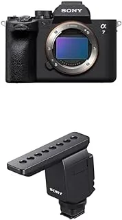 Sony Alpha 7M4 Mirrorless Full Frame Digital Camera With 4K 30F Movie, 33 Mega Pixels, Ilce-7M4 + ECM-B1M Shotgun Microphone, Black