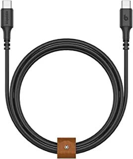 Blupebble PowerFlow USB-C to USB-C 60 Watts Cable 2 Meter - Black