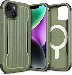 X-Doria for iPhone 14 Plus Case - RAPTIC Fort Compatible with MagSafe - Anti-Scratch - Drop Protective Cover - Shockproof - Full Slim Bumper Protection Back Cover for iPhone 14 Plus 6.7