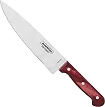 Tramontina Polywood 8 Inches Chef Knife with Stainless Steel Blade and Dishwasher Safe Treated Handle