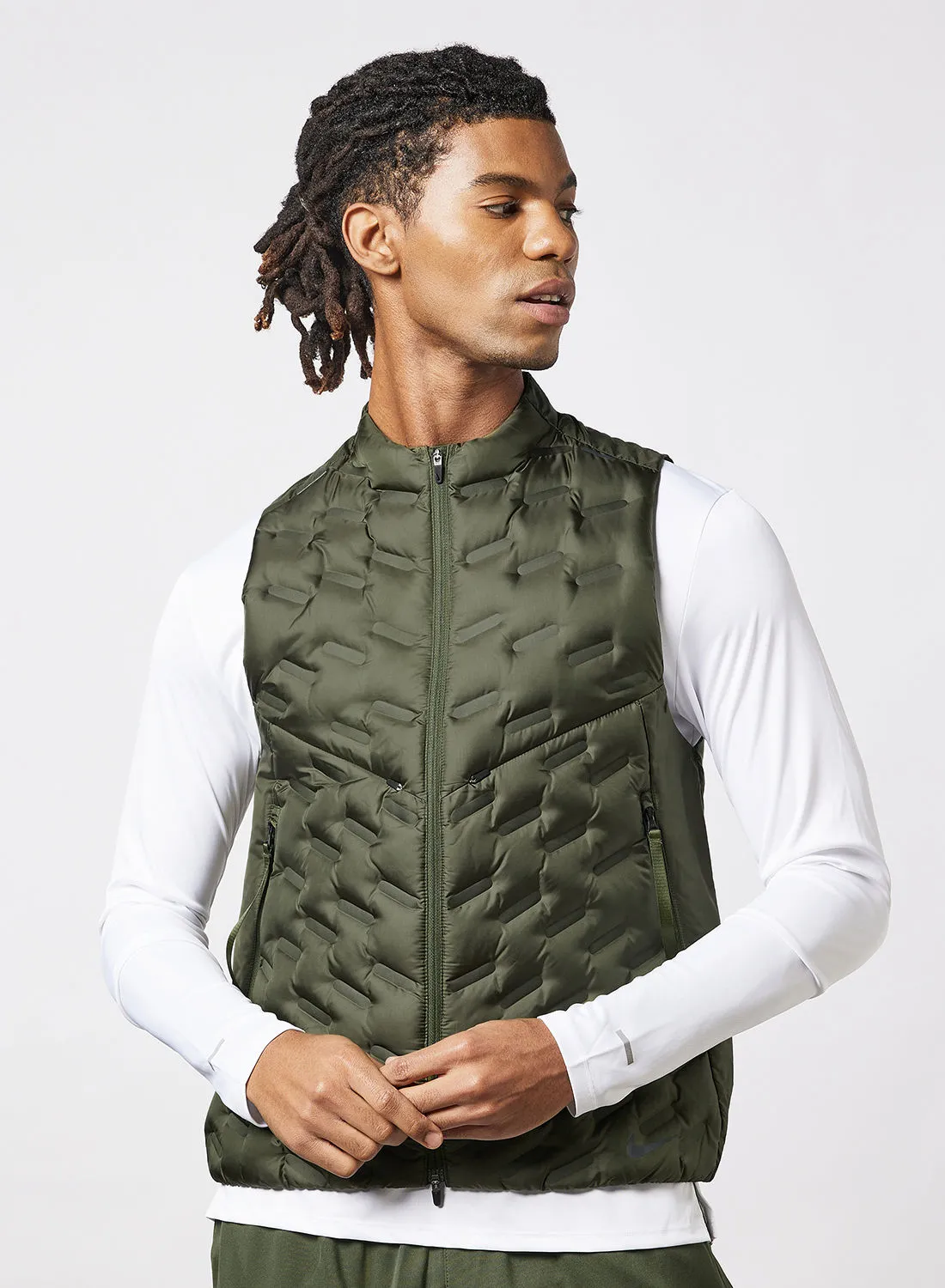 Nike Therma-FIT ADV Running Gilet Army Green