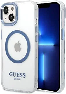 Guess Magsafe Transparent Outline iPhone 14-Blue