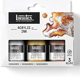 Liquitex Professional Acrylic Ink, Iridescent Set