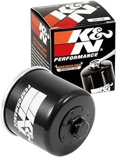 K&n motorcycle oil filter: high performance, premium, designed to be used with synthetic or conventional oils: fits select suzuki motorcycles, kn-138