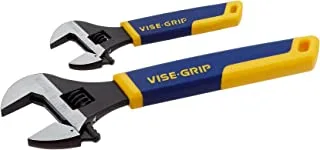 IRWIN VISE-GRIP مجموعة مفاتيح ربط قابلة للتعديل ، SAE ، 6 بوصات و 10 بوصات ، قطعتان (2078700)