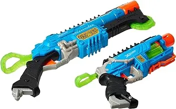 X-Shot Ultimate Dino Attack 2 pcs Combo Pack, 48 Foam Darts, Shooting distance of 27M/90FT