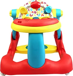 Creative Baby Bounce Steps 3 In 1 Walker-Red