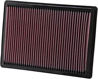 K&N Engine Air Filter: Increase Power & Acceleration, Washable, Premium, Replacement Car Air Filter: Compatible with 2004-2010 DODGE/CHRYSLER (Challenger, Charger, Magnum, 300, 300C), 33-2295