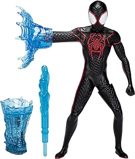 Spider-Man Marvel Across The Spider-Verse Web Spinning Miles Morales Toy, 6-Inch-Scale Deluxe Action Figure, Toys for Kids Ages 4 and Up