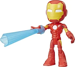 Marvel Spidey and His Amazing Friends Iron Man Action Figure Toy, Preschool Super Hero Action Figure with Accessory, Kids Ages 3 and Up