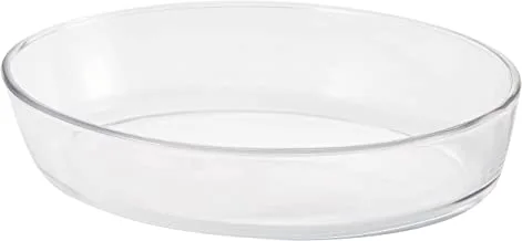 Marinex Marinex Bakeware Small Glass Oval Roaster, 11-3/4'' X 3-1/2'' Baking Dish, Clear MRX.GW634501 (MAB005)