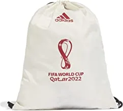 كيس رياضي الشعار الرسمي لكأس العالم لكرة القدم 2022 ™ من adidas ، Talc / Actmar