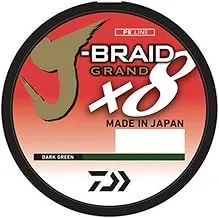 Daiwa J-Braid Grand x8 Dark Green Braided Line