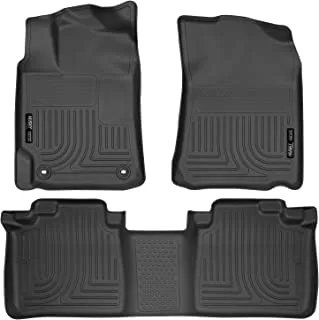 Husky Liners 98901 Black Weatherbeater Front & 2nd Seat Floor Liners Fits 2012-2017 Toyota Camry