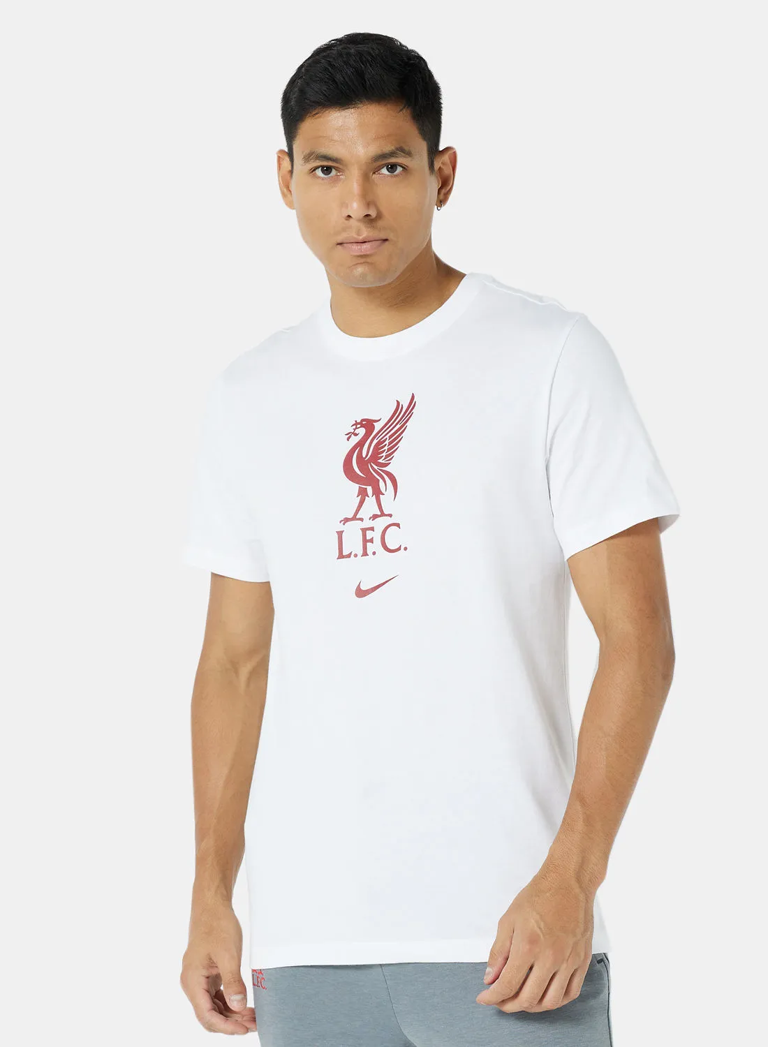 Nike Liverpool F.C. Crest Football T-Shirt