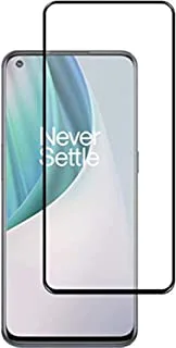 واقي شاشة OnePlus Nord N10 5G زجاجي كامل الغراء مقاوم للبصمات ومقاوم للكسر لهاتف OnePlus Nord N10 5G من Nice.Store.UAE