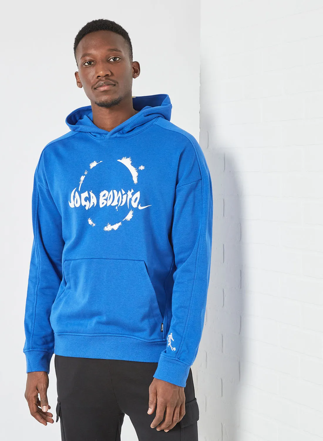 Nike F.C. Knit Football Pullover Hoodie Game Royal/White