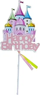 Italo Happy Birthday Castle Cake Topper