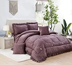 Moon Comforter Sets 6 pieces, King - Purple, MMXH-001