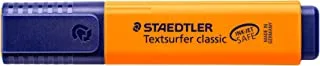 هايلايتر Textsurfer 364-4 من ستيدلر ، برتقالي - 10 قطع
