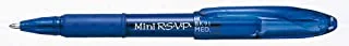 Pentel BK91MNC-C قلم حبر جاف Pentel Mini RSVP Stick ، ​​شفاف Brl ، حبر أزرق ، Med Pt ، صندوق 12