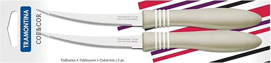 Tramontina Fruit - Veg Paring Knife 3 Pc - Black