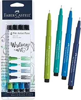 Faber-Castell PITT Artist Pen Set (Blue/Green Pens)
