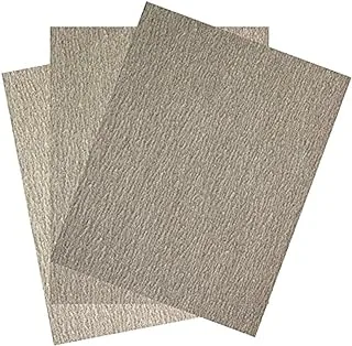 Matika D-60741 Calcined Aluminum Oxide 220 Grit Abrasive Paper for Paint 100-Pieces Set, 230 mm x 280 mm Size, Brown