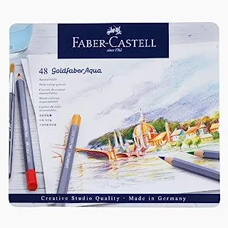 أقلام ألوان مائية Faber-Castell Creative Studio Goldfaber (48Count)