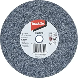 Makita A36 B-51904 Grinding Wheel for Bench Grinder, 150 mm x 16 mmm x 12 mm Size