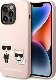 Karl Lagerfeld Liquid Silicone Karl & Choupette Case for iPhone 14 Pro Max (6.7