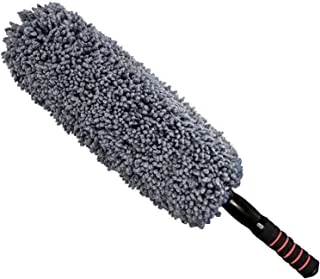 SKY-TOUCH Portable Automotive Brushes Dust Cleaning Microfiber Soft Car Duster Exterior and Interior Cleaning - Long, Unbreakable, and Retractable Handle