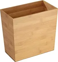 صندوق قمامة مستطيل الشكل من Idesign Formbu ، من الخيزران