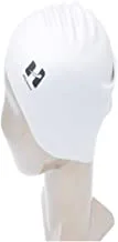 Hirmoz Adult Silicone Swim Cap For Unisex, Silver, H-SC4602 SL