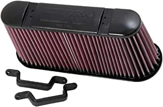K&N Engine Air Filter: Increase Power & Acceleration, Washable, Premium, Replacement Car Air Filter: Compatible with 2006-2013 Chevy (Corvette and Corvette Z06) E-0782