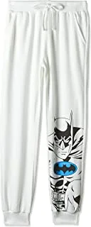 Warner Brothers Batman Hooded Sweatshirt for Senior Boys - White, 8-9 Year