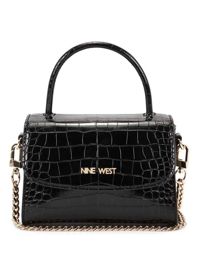 NINE WEST Ladies Handbags DAYLE MINI TOP HANDLE FLAP