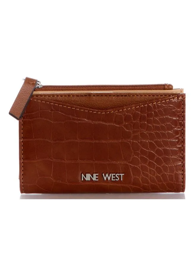 NINE WEST Brown Elona Id Wallet Small Leather Goods