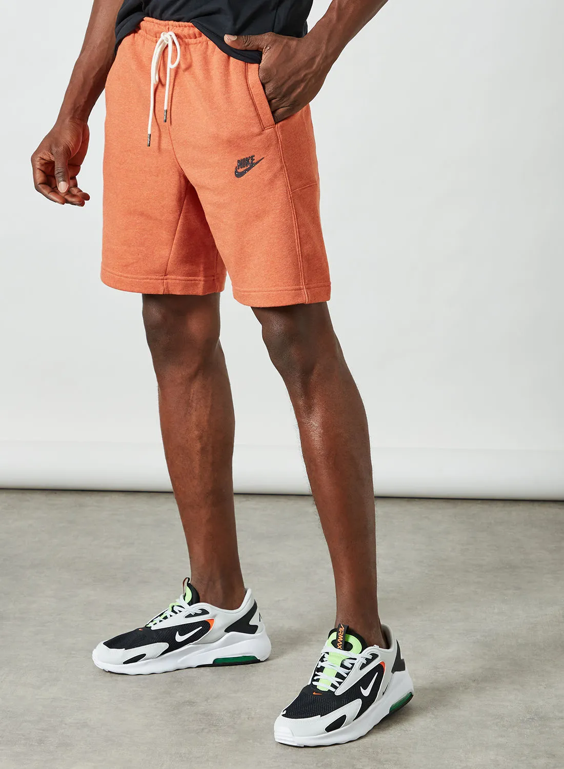 Nike NSW Fleece Shorts Orange