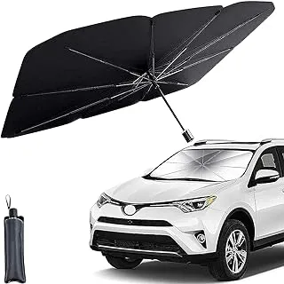 Showay Car Windshield Sun Shade UV Rays and Heat Sun Visor Protector Foldable Reflector Umbrella brella Shield