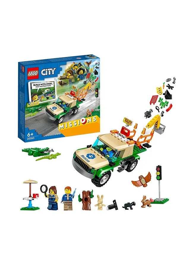 مهمات LEGO City Missions لإنقاذ الحيوانات البرية - 60353