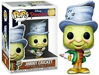 فانكو بوب! مجموعة Disney Pinocchio Diamond Collection Jiminy Cricket Bam الحصرية مع Funko POP! حامي الصندوق