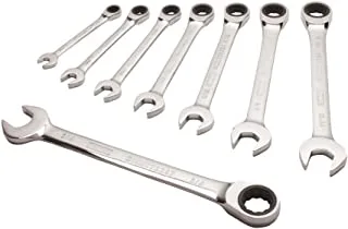 DEWALT Combination Ratcheting Wrench Set, SAE/Standard Wrenches 8-Piece (DWMT74197), One Size