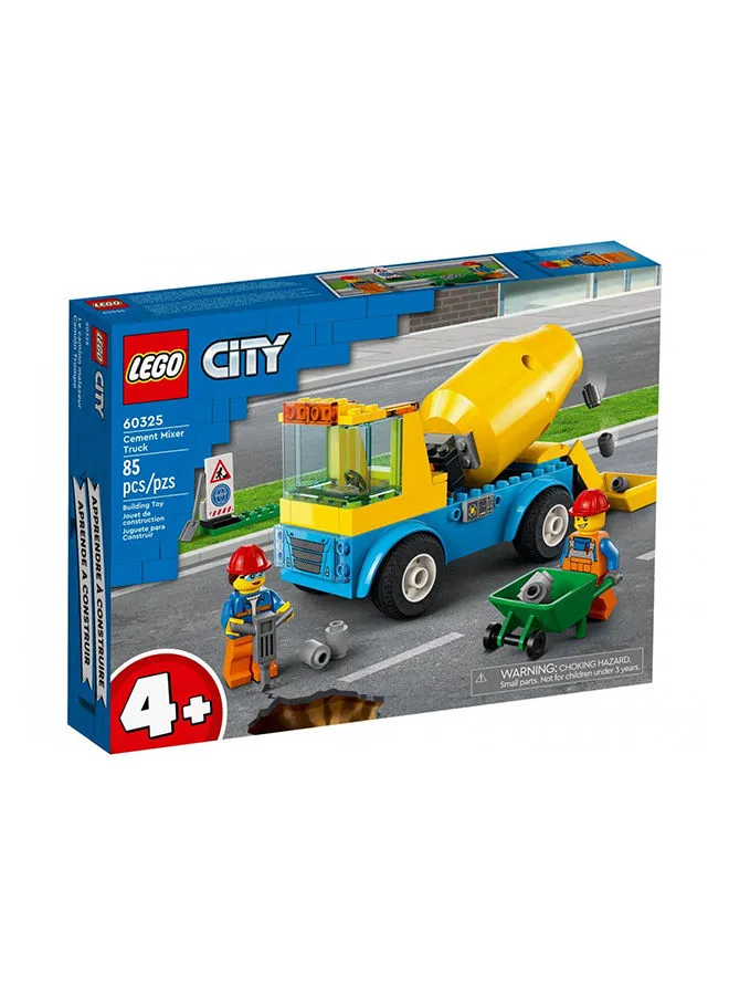 LEGO 60325 City Great Vehicles Cement Mixer Truck 4+ Years