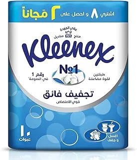 Kleenex Ultra Dry Facial Tissue, 2 Ply, 50 Soft Packs X 130 Sheets, Superior Softness For Hands & Face