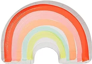 Meri Meri Neon Rainbow Plate Dinner Plate (12)