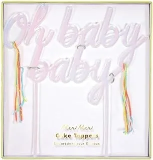 Meri Meri Acrylic Oh Baby Baby Cake Topper