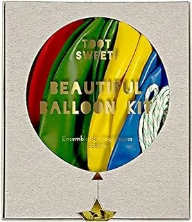 Meri Meri Toot Sweet Beautiful Balloon Kit 8-Pieces Set, 18-Inch Size, Multicolor