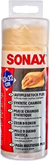 Sonax Synthetic Chamois (1 Piece) - Xl Highly Absorbent Chamois. Durable and Stable Material, Resistant to Solvent, Tears, Oils, Fuels | Item No. 04177000