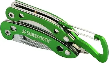 SWISS+TECH ST021901 Multi-Tool Pliers for Key chain, Solid Stainless Steel Construction (Single Pack)